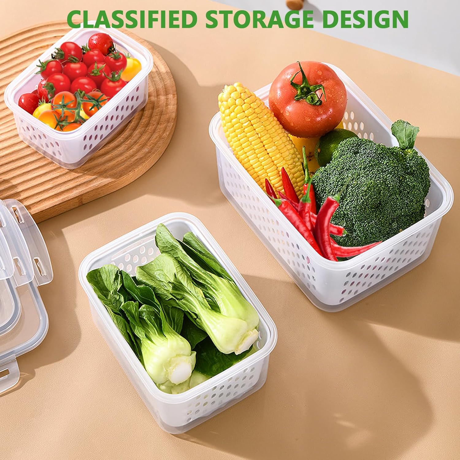 🍓🥰 Refrigerator Food Storage Containers – Keep Fruits Fresh - Image 15