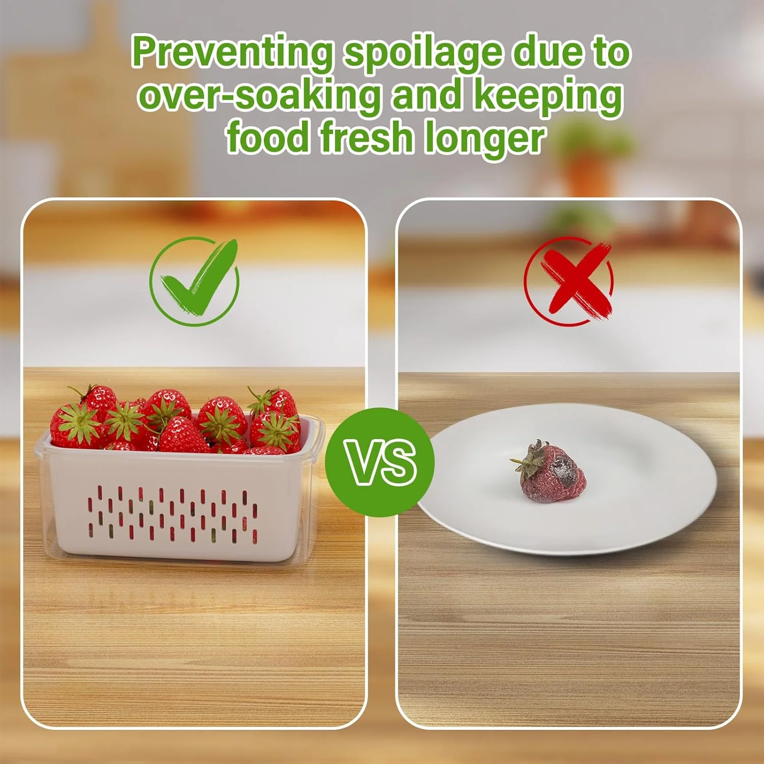 🍓🥰 Refrigerator Food Storage Containers – Keep Fruits Fresh - Image 6