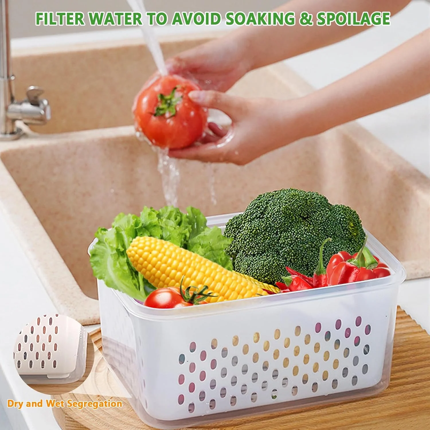 🍓🥰 Refrigerator Food Storage Containers – Keep Fruits Fresh - Image 9