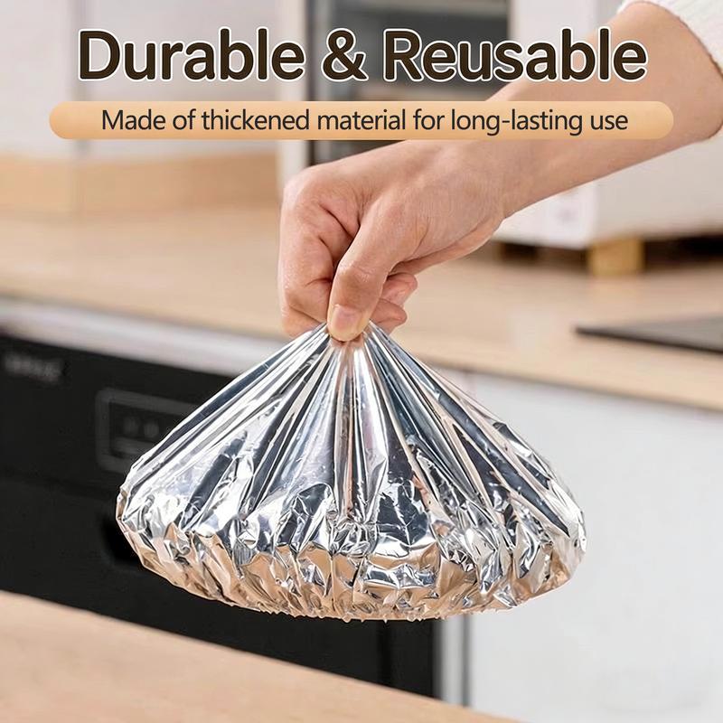 Reusable Aluminum Foil Food Covers - Image 3