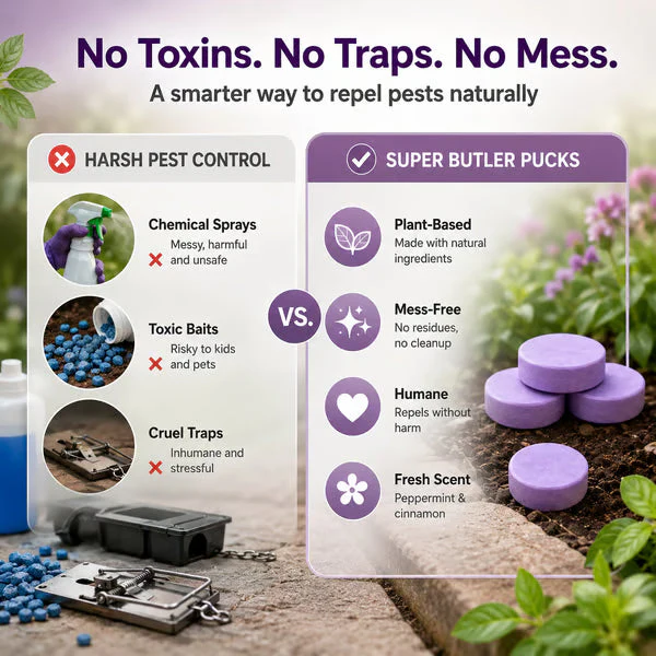 All-Natural Peppermint & Cinnamon Pest & Rodent Repellent Pucks - Image 3