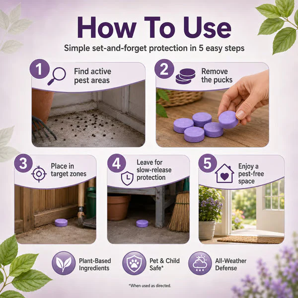 All-Natural Peppermint & Cinnamon Pest & Rodent Repellent Pucks - Image 9