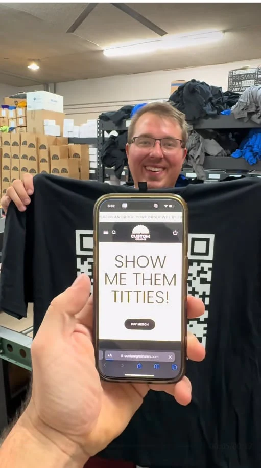 Show Me Them.... QR Code T-Shirt - Image 2
