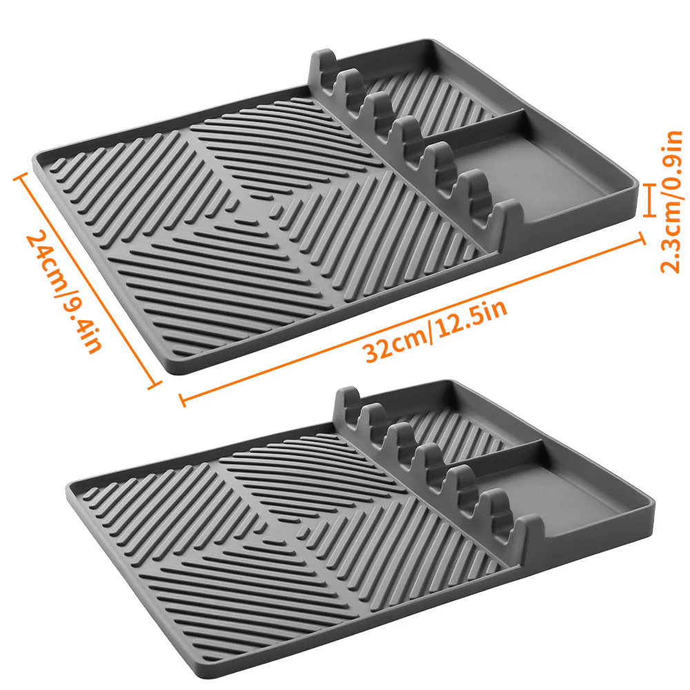 Silicone Grill Side Shelf Mat - Image 2