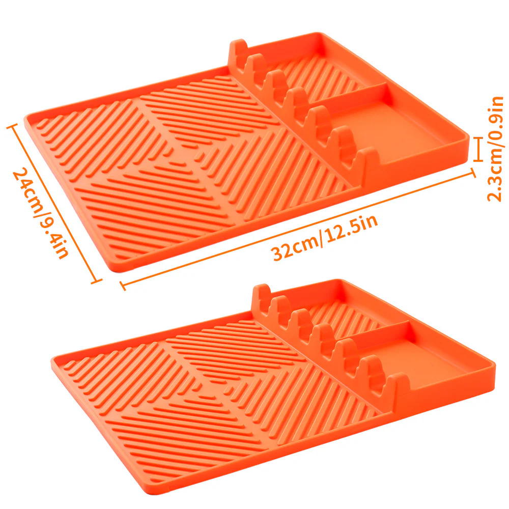Silicone Grill Side Shelf Mat - Image 3