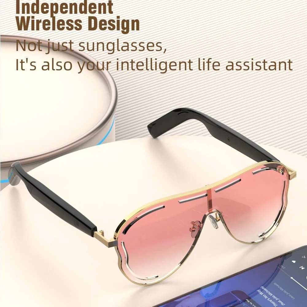 😎 Smart Bluetooth 5.4 Audio Sunglasses – Open-Ear, UV & Blue Light Protection - Image 8
