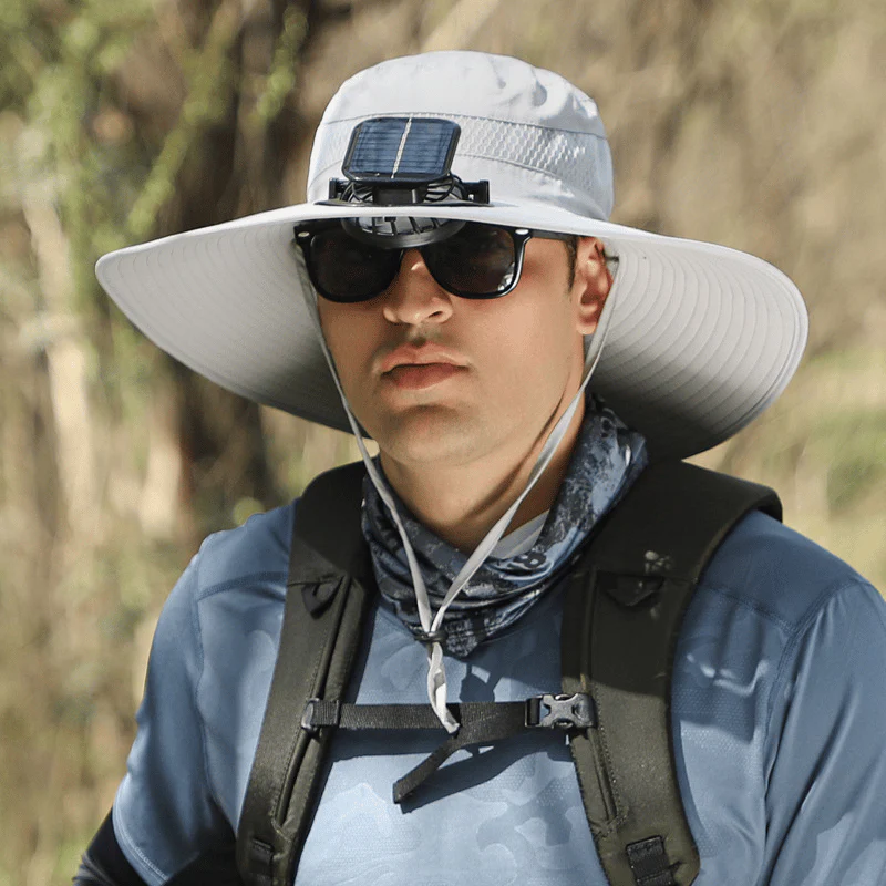 🔥2026 Summer Hot Sale🔥 New Ultralight Solar Fan Sun Hat – Lighter Than a Baseball!⚾(Only 11oz) - Image 5