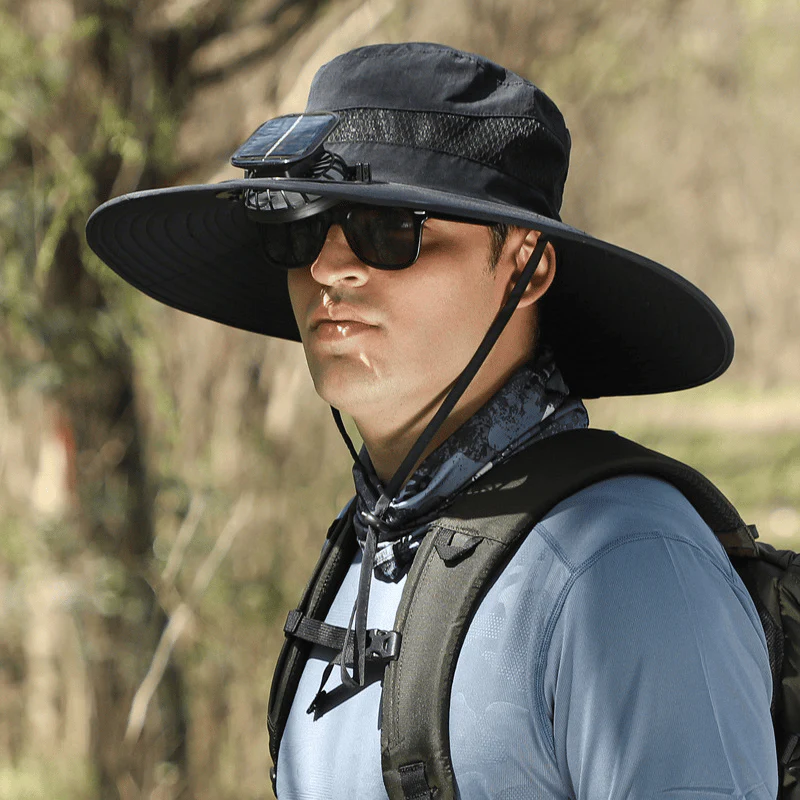 🔥2026 Summer Hot Sale🔥 New Ultralight Solar Fan Sun Hat – Lighter Than a Baseball!⚾(Only 11oz) - Image 8