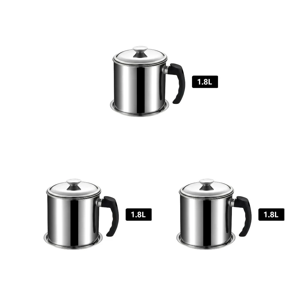 Stainless Steel Oil Strainer Pot - Image 5
