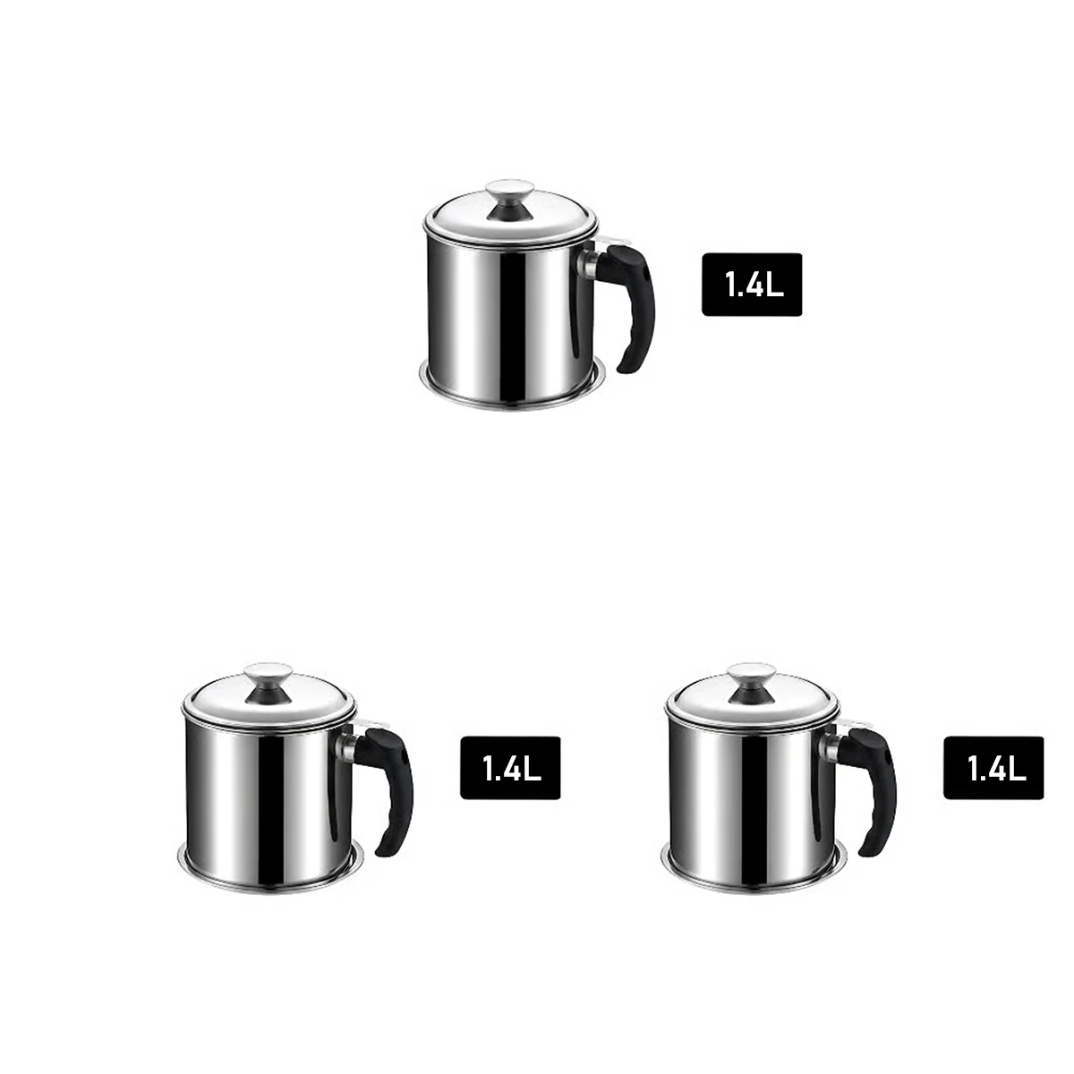 Stainless Steel Oil Strainer Pot - Image 6