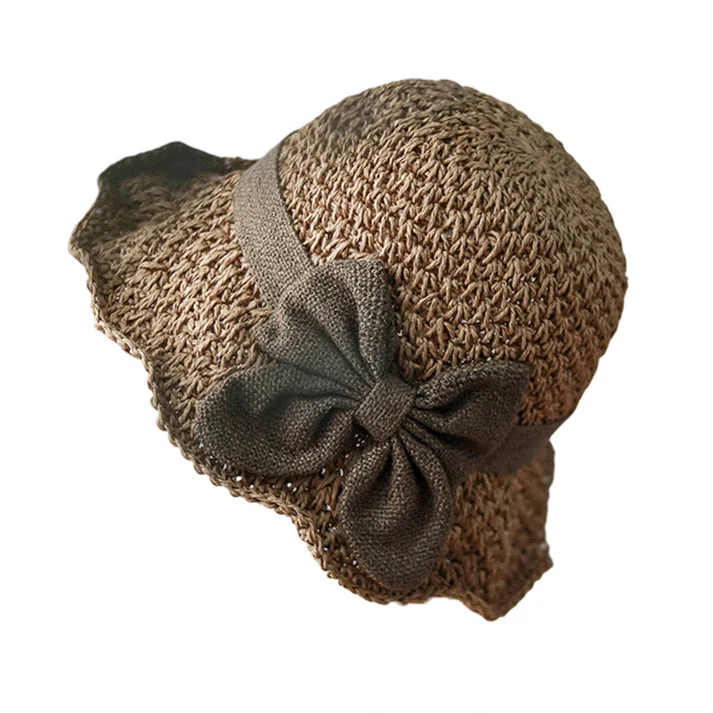 🔥 Hot Sale 49% OFF🔥Elegant Woven Straw Sun Hat with Bow - Image 12