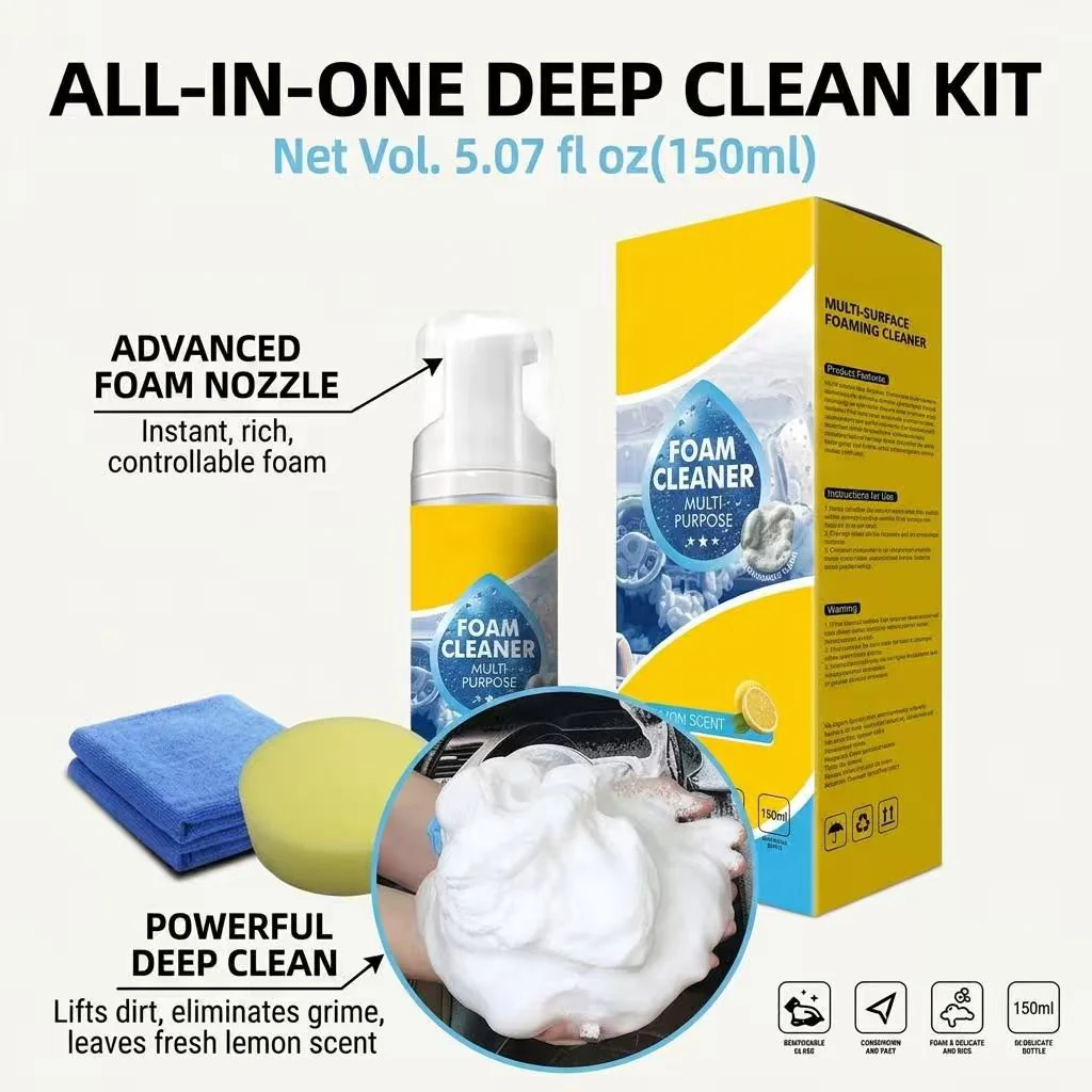 🫧Last Day 50% OFF💦4-in-1 Multi-Enzyme Foam Cleaner - Image 6