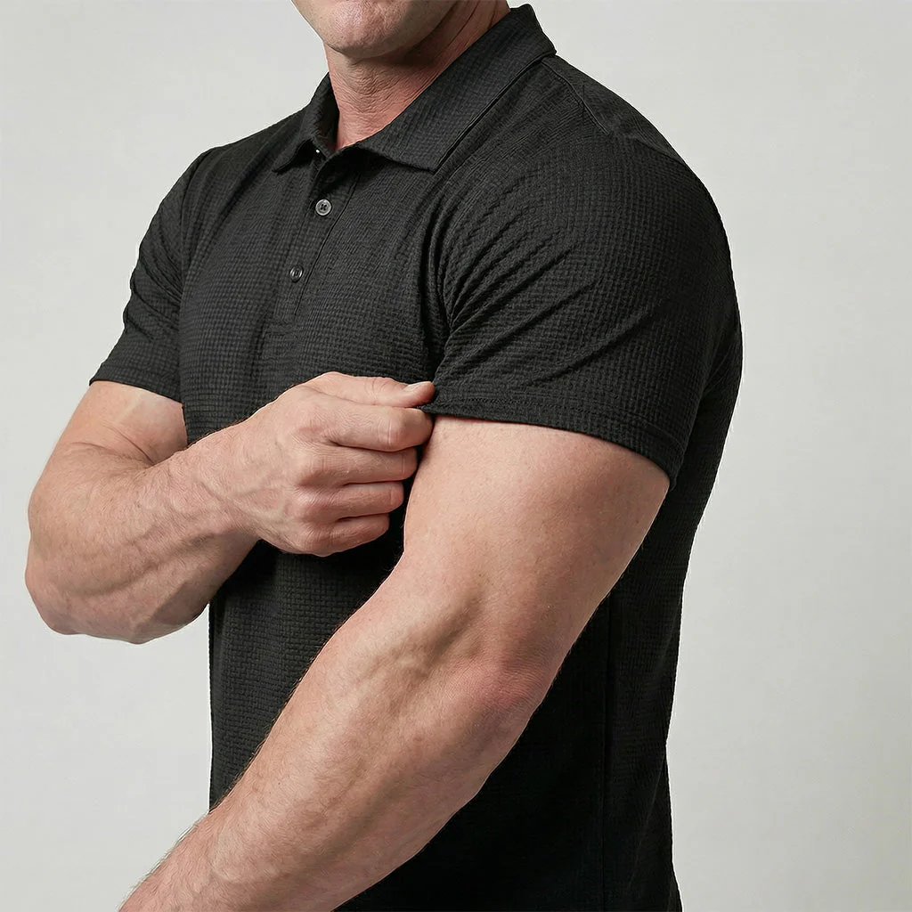 Tiktrove - Men's Ultra Comfortable Polo Shirt - Image 3