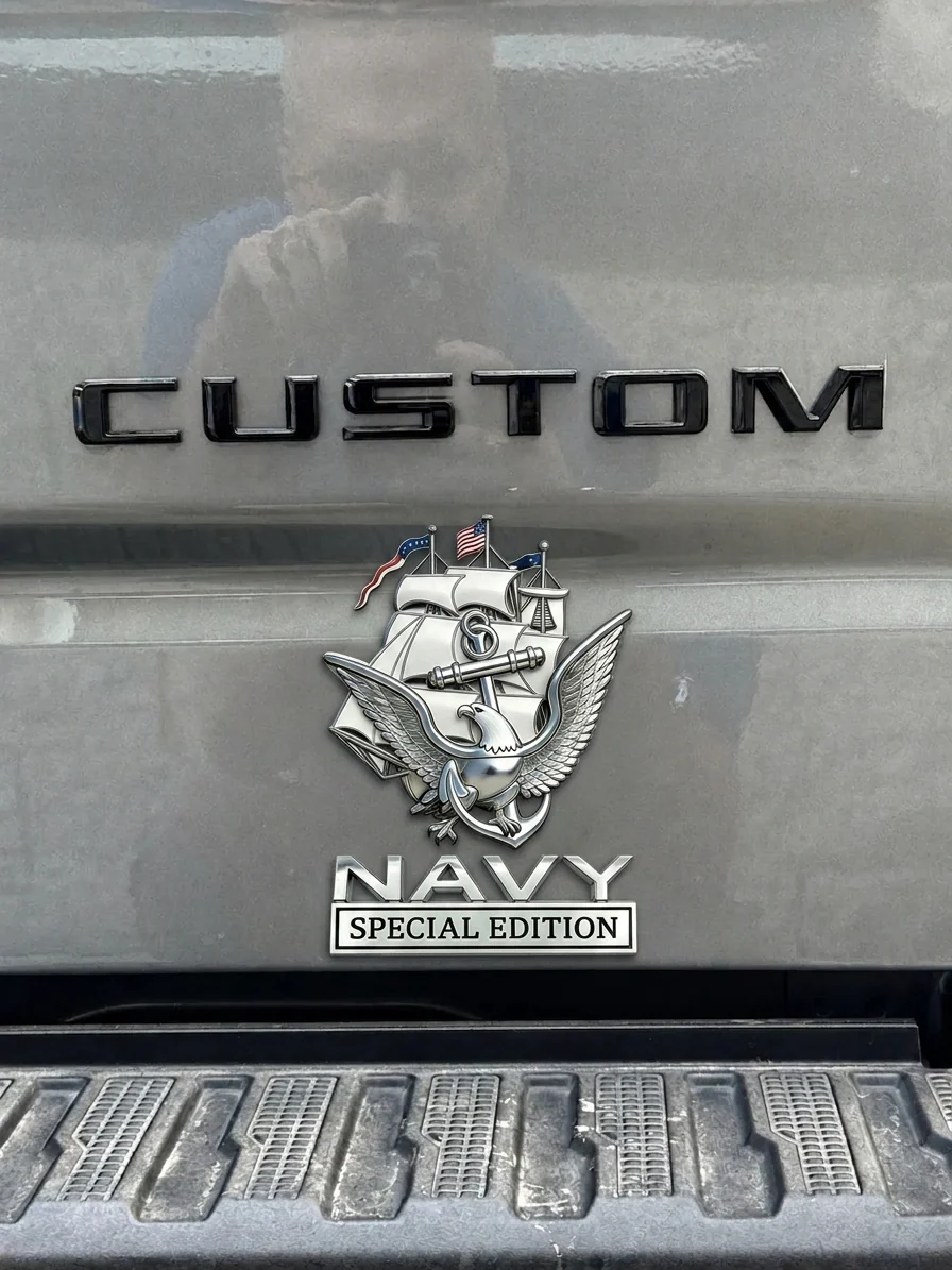 U.S. Navy Special Edition Metal Vehicle Badge - Image 12