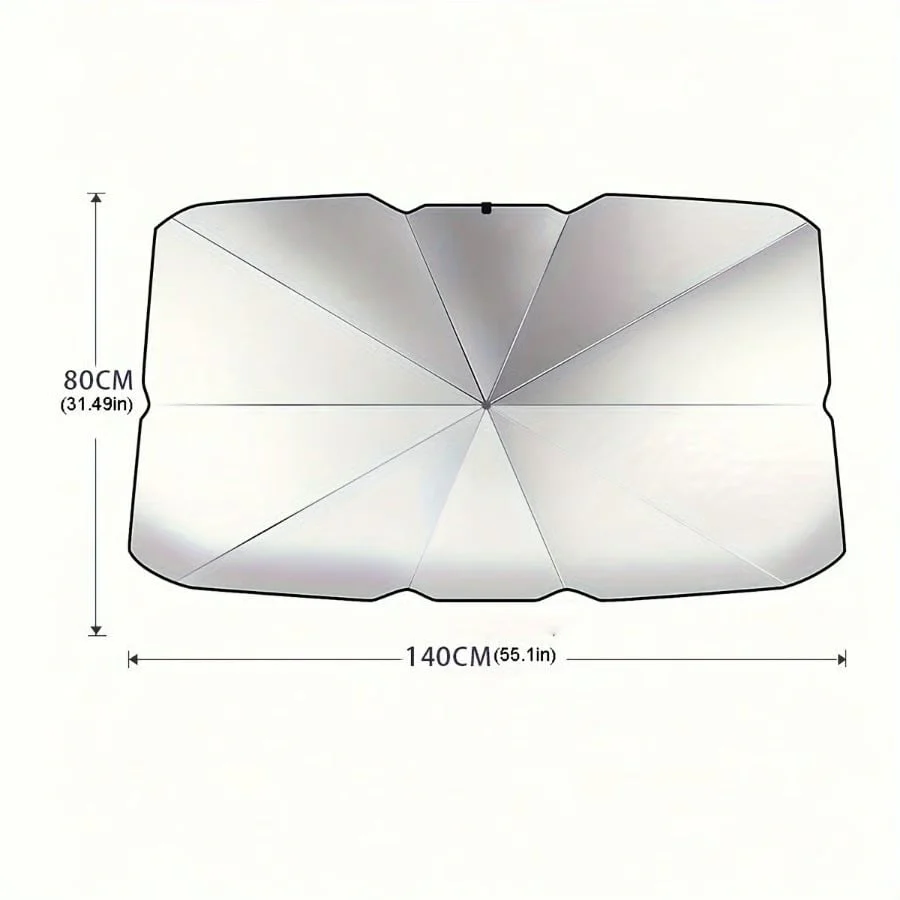 Universal Portable Car Windshield Sunshade - Image 7