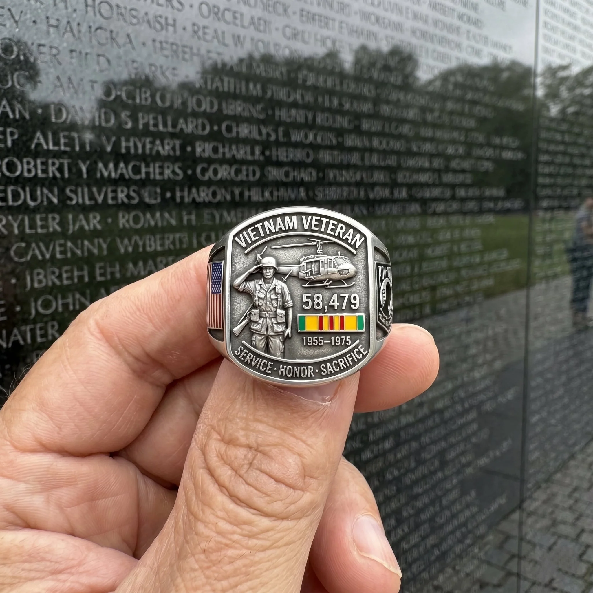 🔥Last Day 49% OFF🔥 Vietnam Veteran Tribute Commemorative Ring - Image 5