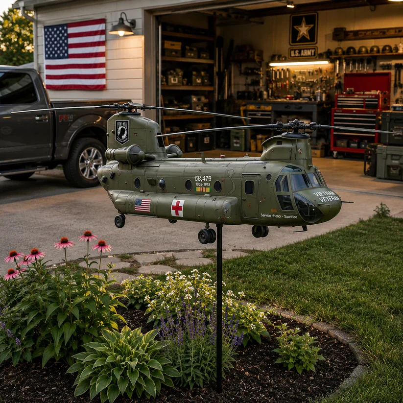 🏆Last Day Promo: 49% OFF 🎖️-Vietnam Veteran Helicopter Wind Spinner- ✈️Buy 3 Free Shipping Today! - Image 7