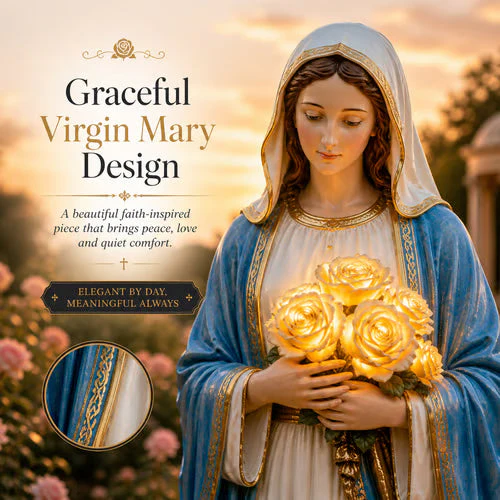💗Virgin Mary Garden Light - Image 3