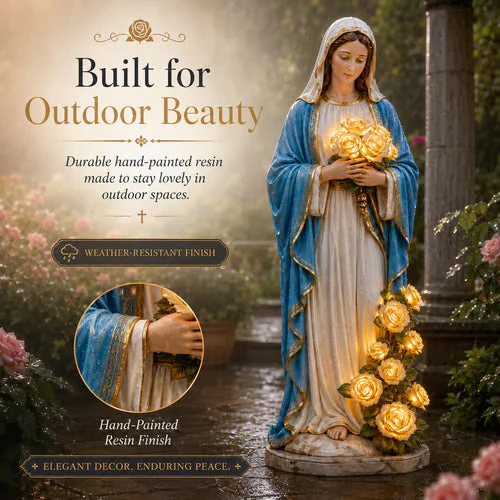 💗Virgin Mary Garden Light - Image 4
