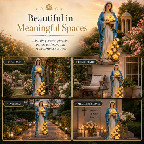 💗Virgin Mary Garden Light - Image 5