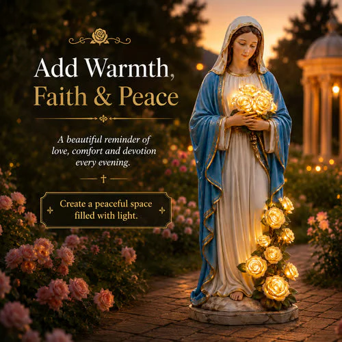 💗Virgin Mary Garden Light - Image 7