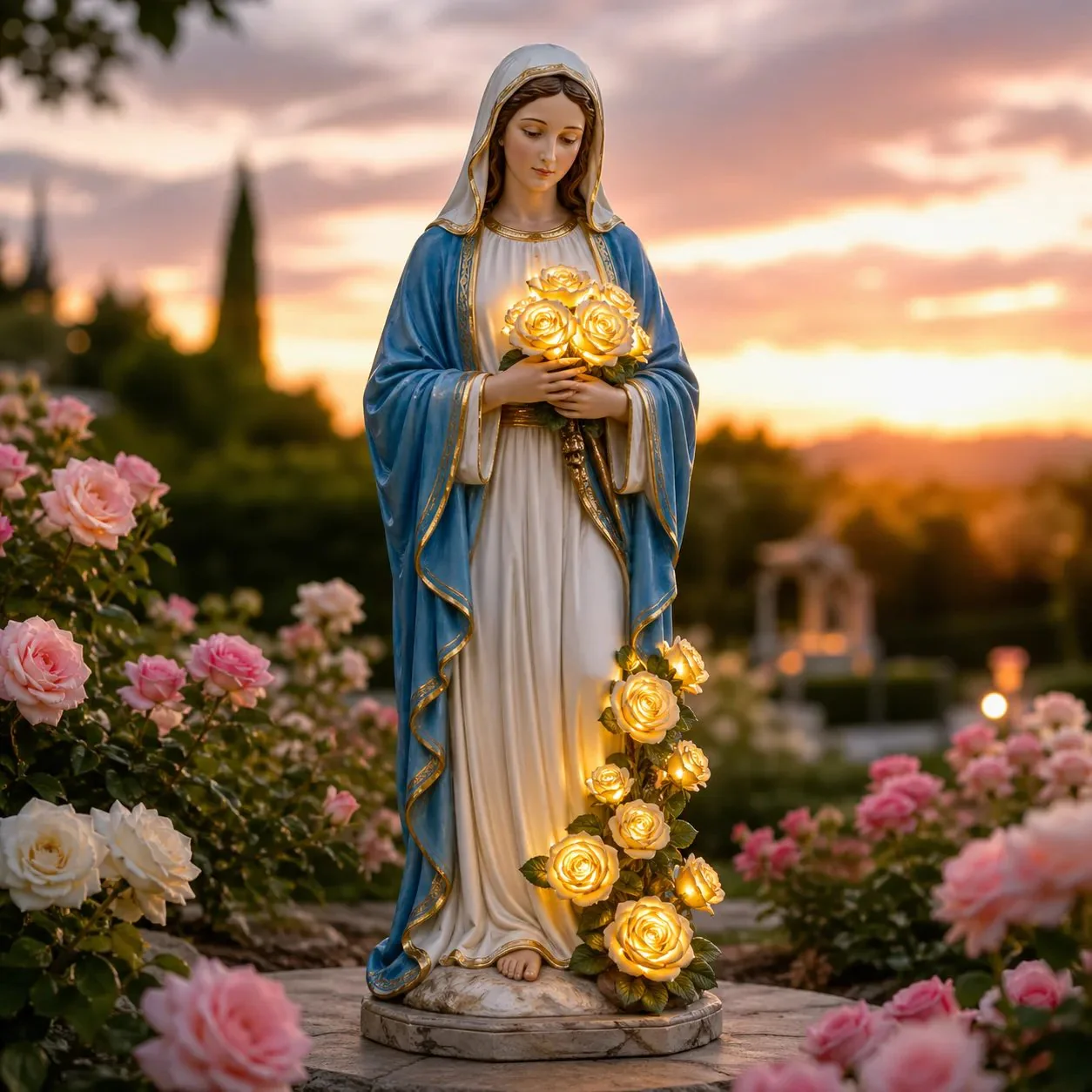 💗Virgin Mary Garden Light - Image 8