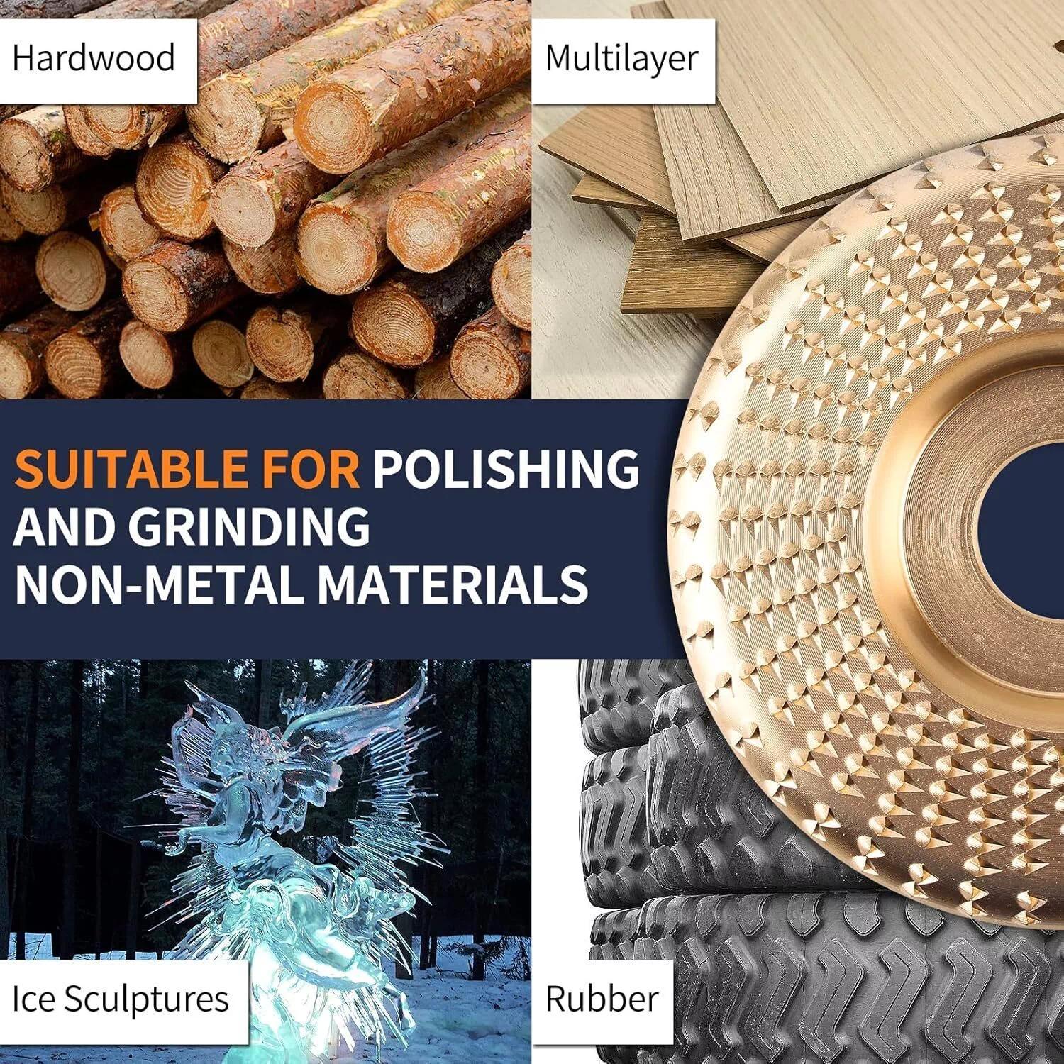 🔥 3PCS 4" Wood Carving Disc Set — The Ultimate Woodworking Game-Changer - Image 6