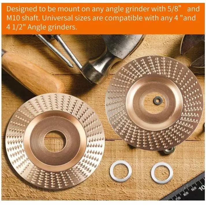 🔥3PCS 4" Wood Carving Grinding Wheels Sanding Disc Accessory for Polishing Tools - Image 2