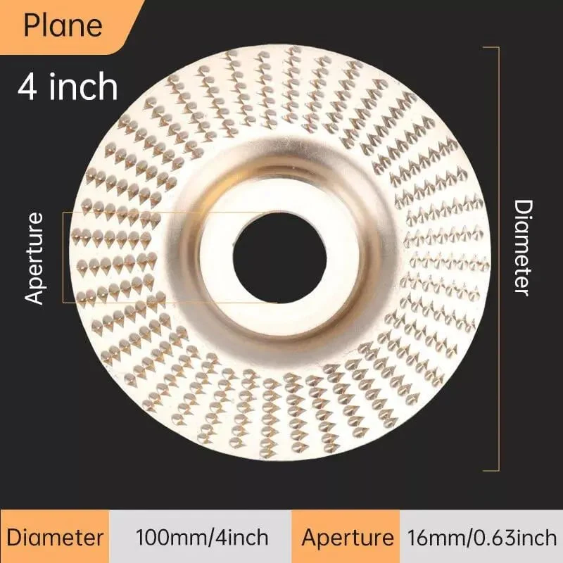 🔥3PCS 4" Wood Carving Grinding Wheels Sanding Disc Accessory for Polishing Tools - Image 6