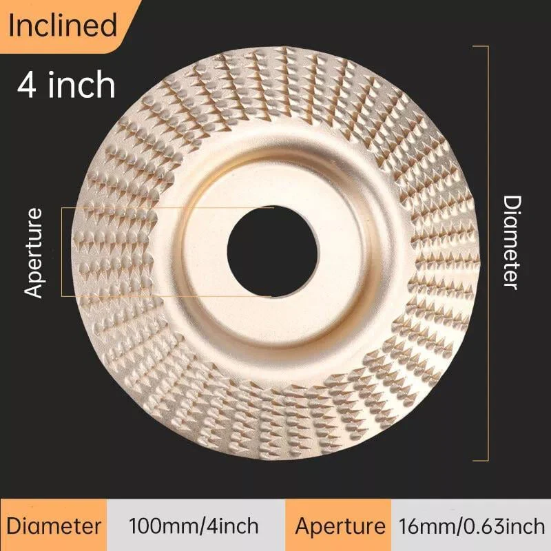 🔥3PCS 4" Wood Carving Grinding Wheels Sanding Disc Accessory for Polishing Tools - Image 7
