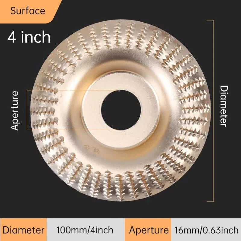 🔥3PCS 4" Wood Carving Grinding Wheels Sanding Disc Accessory for Polishing Tools - Image 8